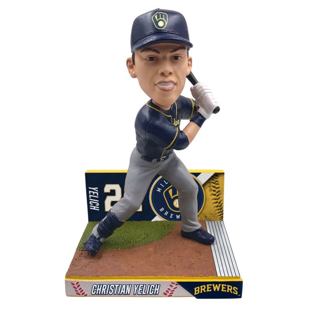 Milwaukee Brewers Christian Yelich #22 Big Ticket Bobblehead